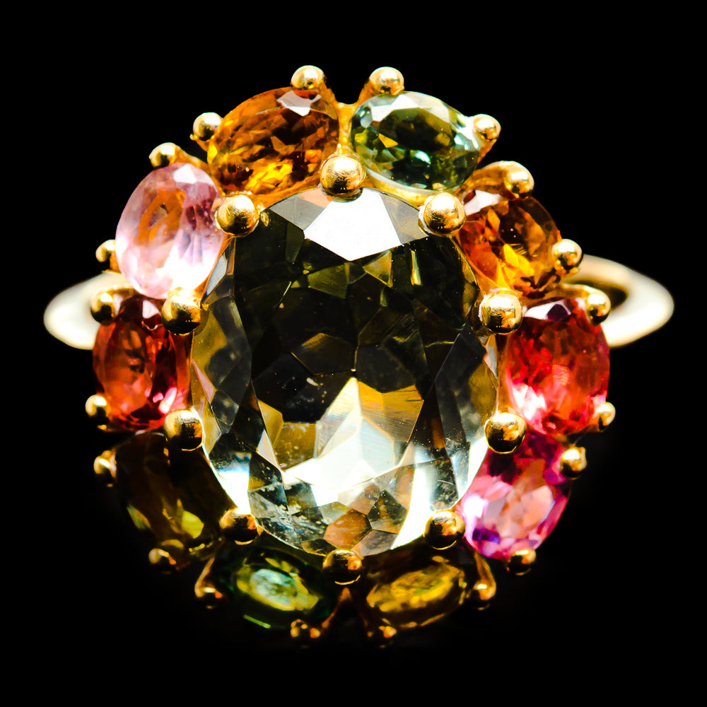 Green Amethyst Rings handcrafted by Ana Silver Co - R17003-GAMY-SIZE-6 - Photo 2