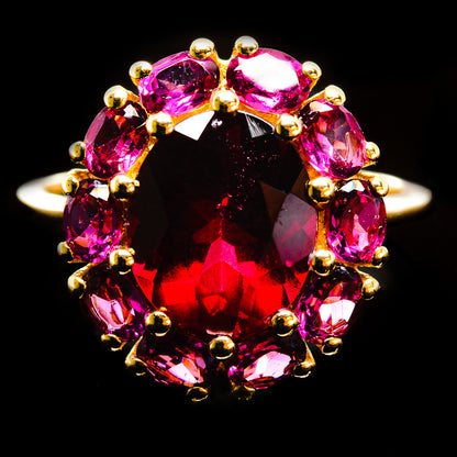 Rhodolite Garnet Rings handcrafted by Ana Silver Co - R17003-RHO-SIZE-8 - Photo 2