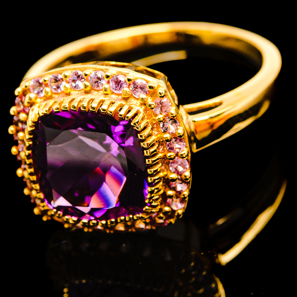 Amethyst Rings handcrafted by Ana Silver Co - R17300-AMT