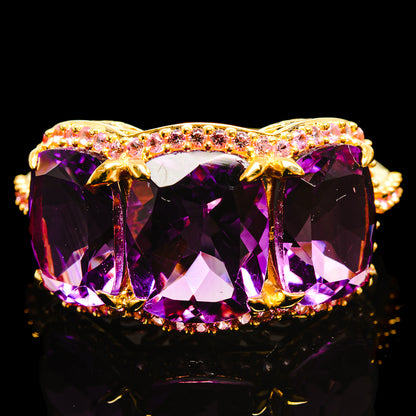 Amethyst Rings handcrafted by Ana Silver Co - R17678-AMT - Photo 2