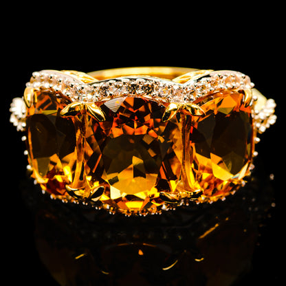 Citrine Rings handcrafted by Ana Silver Co - R17678-CIT - Photo 2