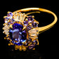 Tanzanite Rings handcrafted by Ana Silver Co - R18154-TZ