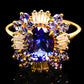 Tanzanite Rings handcrafted by Ana Silver Co - R18154-TZ - Photo 2