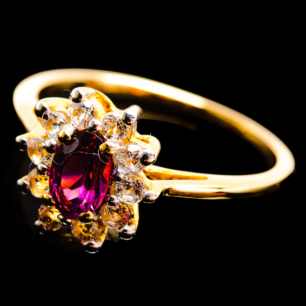 Rhodolite Garnet Rings handcrafted by Ana Silver Co - R2528-GAR-SIZE-7