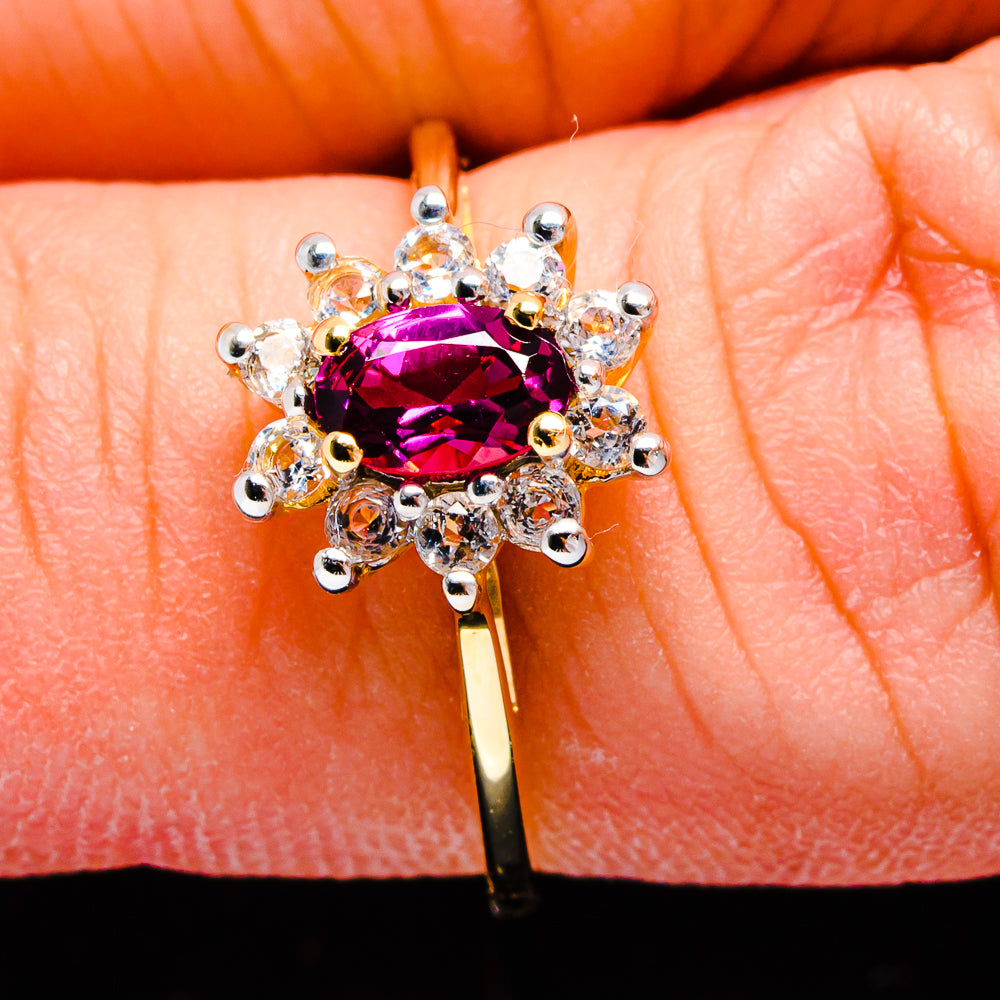 Rhodolite Garnet Rings handcrafted by Ana Silver Co - R2528-GAR-SIZE-9 - Photo 3