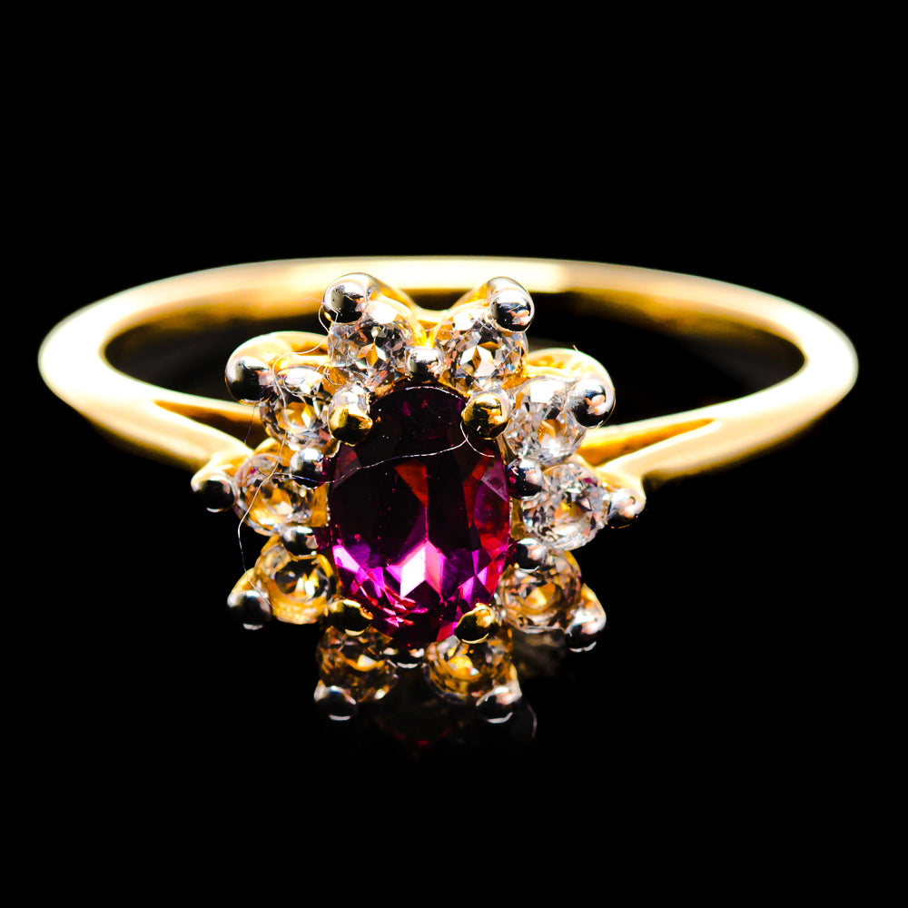Rhodolite Garnet Rings handcrafted by Ana Silver Co - R2528-GAR-SIZE-8 - Photo 2