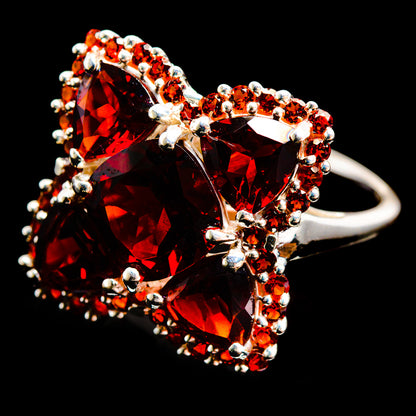 Garnet Rings handcrafted by Ana Silver Co - R2974-GAR-SIZE-8