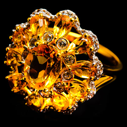 Citrine Rings handcrafted by Ana Silver Co - R9086-CIT-SIZE-7