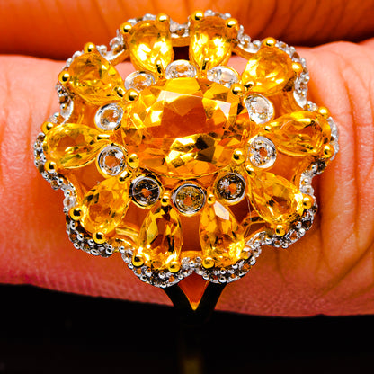 Citrine Rings handcrafted by Ana Silver Co - R9086-CIT-SIZE-8 - Photo 3
