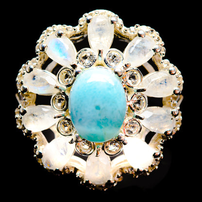 Larimar Rings handcrafted by Ana Silver Co - R9086-LMR-SIZE-7 - Photo 2