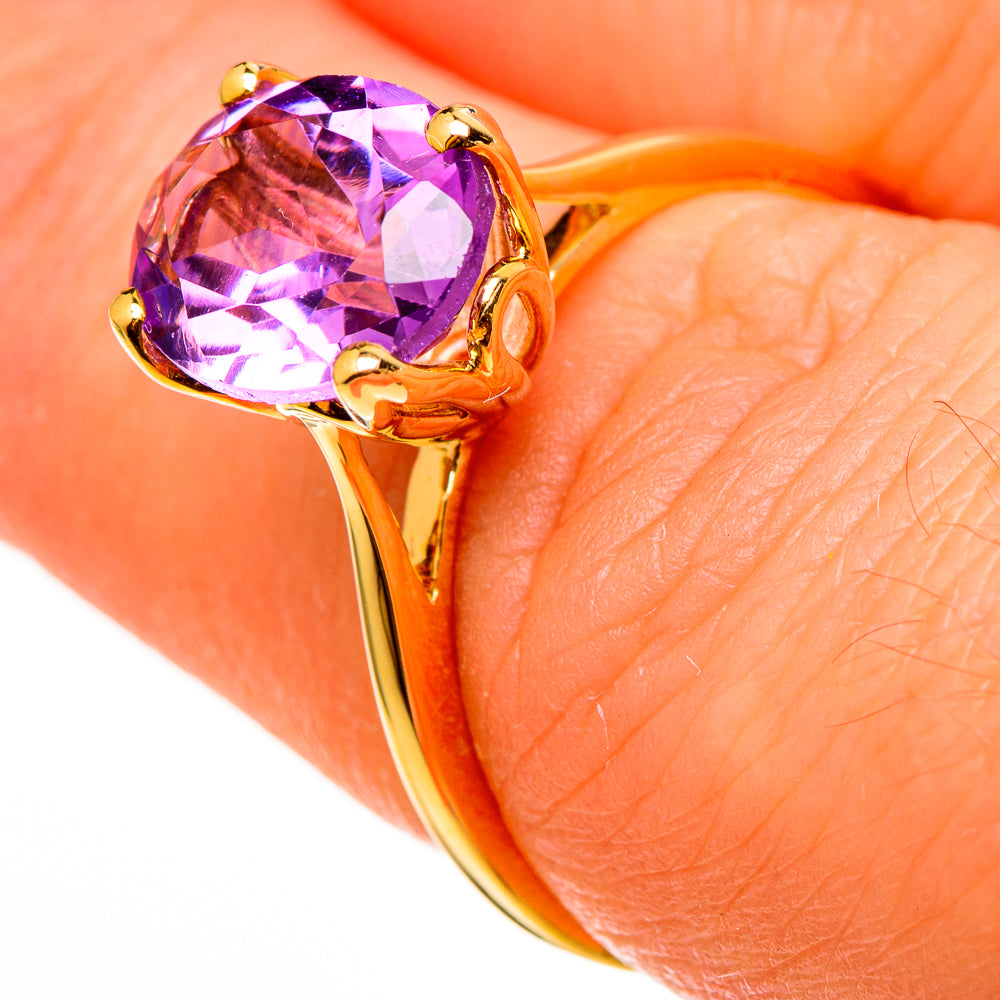 Amethyst Rings handcrafted by Ana Silver Co - RING100520