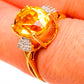 Citrine Rings handcrafted by Ana Silver Co - RING100525