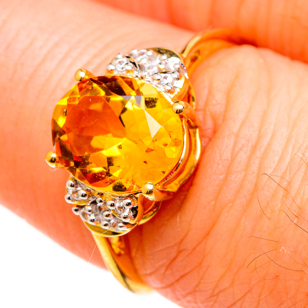 Citrine Rings handcrafted by Ana Silver Co - RING100527