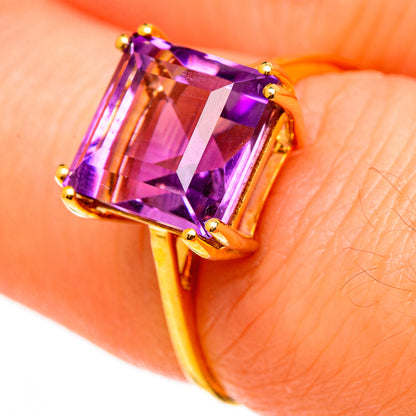 Amethyst Rings handcrafted by Ana Silver Co - RING100528