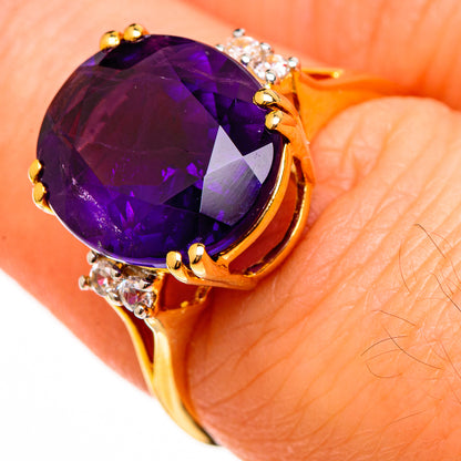 Amethyst Rings handcrafted by Ana Silver Co - RING100531