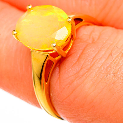 Ethiopian Opal Rings handcrafted by Ana Silver Co - RING100544