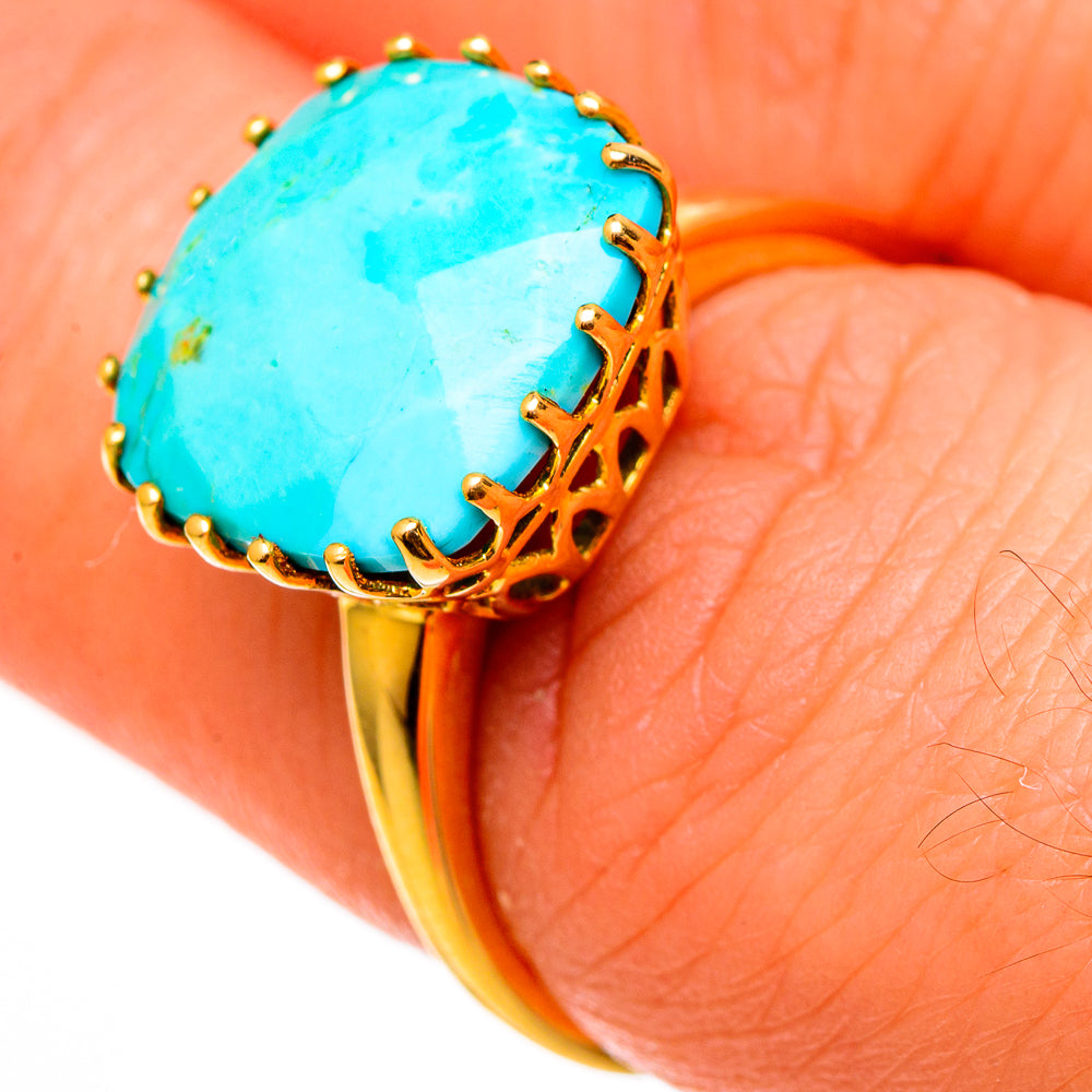 Arizona Turquoise Rings handcrafted by Ana Silver Co - RING100546