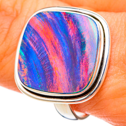 Aura Opal Rings handcrafted by Ana Silver Co - RING101793