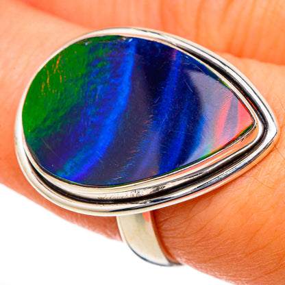 Aura Opal Rings handcrafted by Ana Silver Co - RING101794
