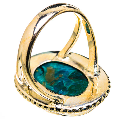 Shattuckite Rings handcrafted by Ana Silver Co - RING127204 - Photo 3