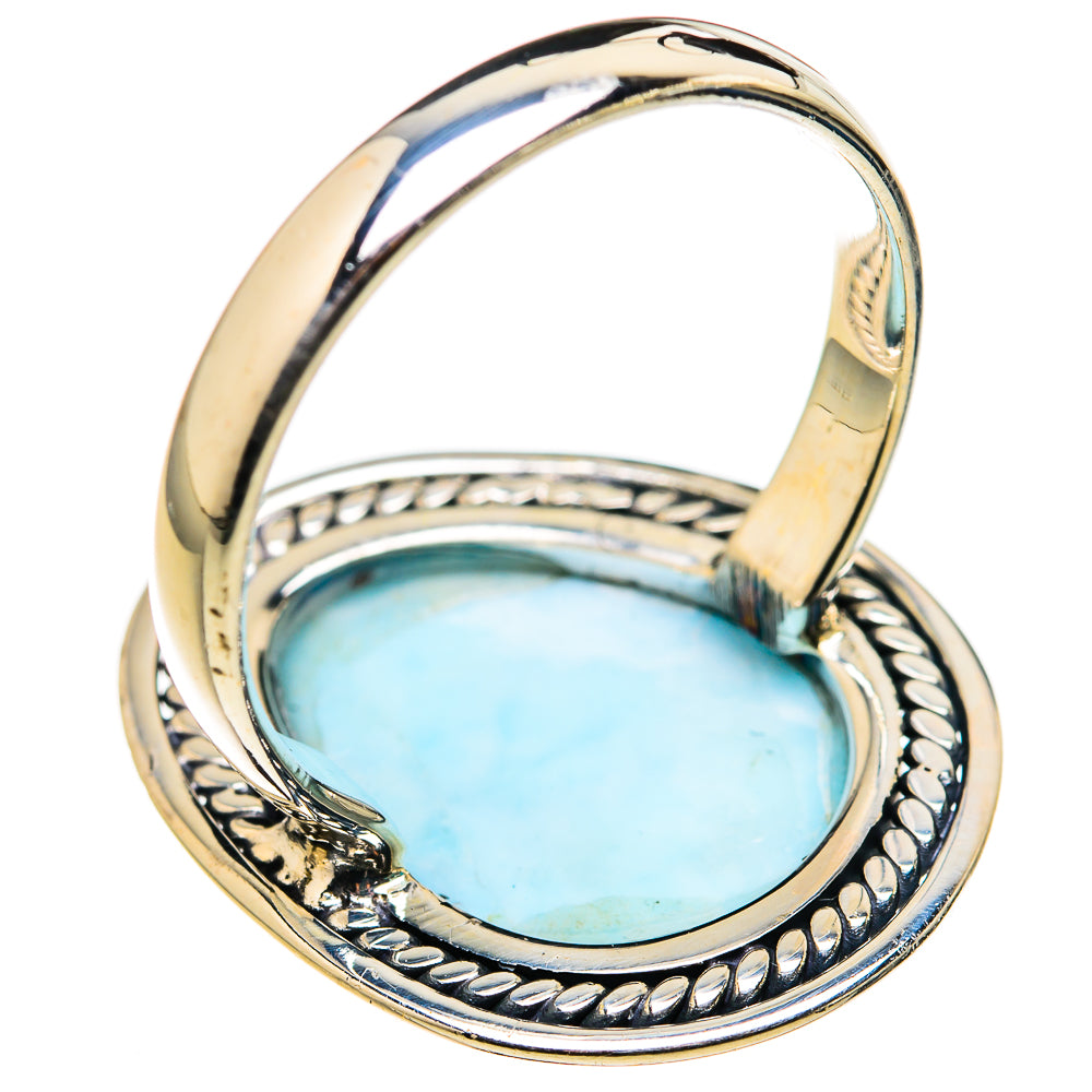 Larimar Rings handcrafted by Ana Silver Co - RING127206 - Photo 3