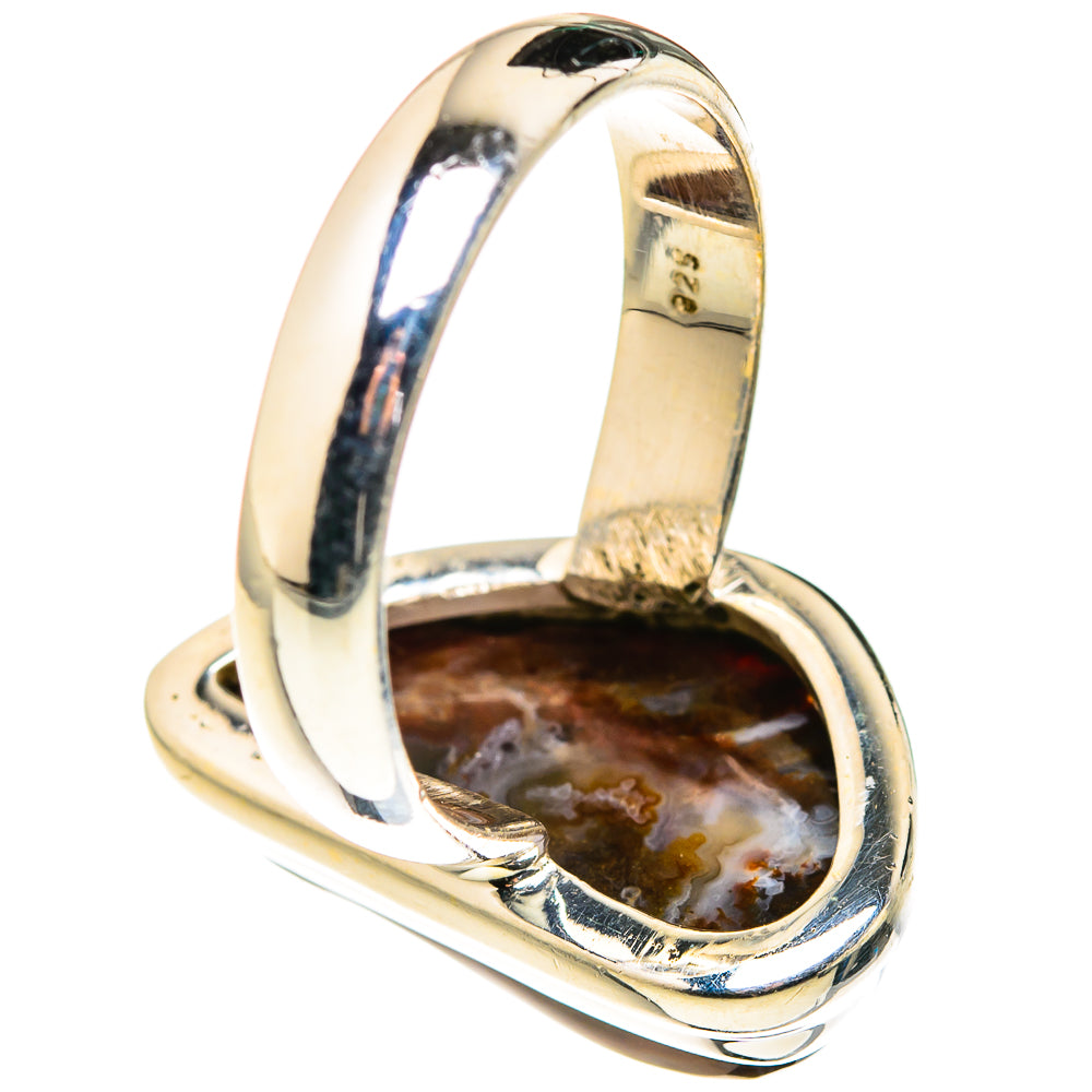 Mexican Fire Agate Rings handcrafted by Ana Silver Co - RING127210 - Photo 3