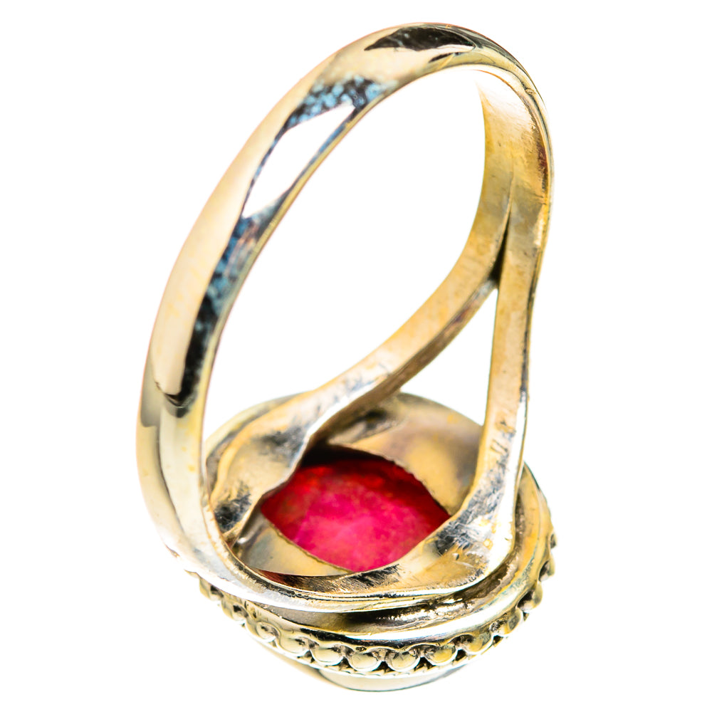 Red Sillimanite Rings handcrafted by Ana Silver Co - RING127214 - Photo 3