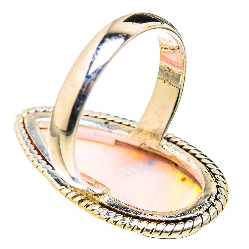 Ethiopian Opal Rings handcrafted by Ana Silver Co - RING127227 - Photo 3