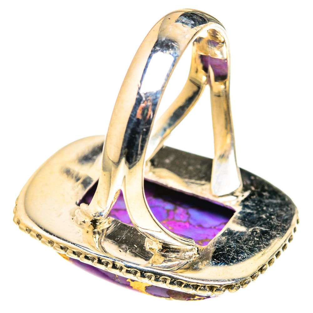 Purple Copper Composite Turquoise Rings handcrafted by Ana Silver Co - RING127245 - Photo 3