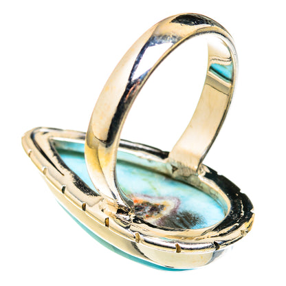 Larimar Rings handcrafted by Ana Silver Co - RING127258 - Photo 3
