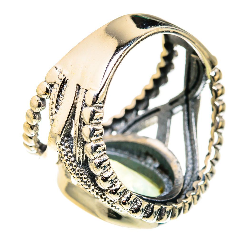 Prehnite Rings handcrafted by Ana Silver Co - RING127259 - Photo 3