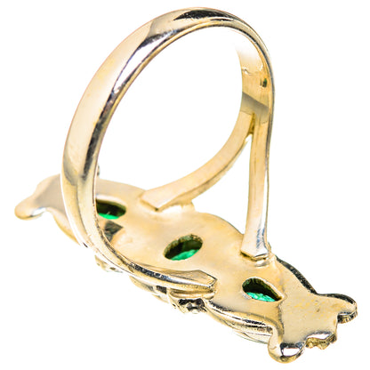 Zambian Emerald Rings handcrafted by Ana Silver Co - RING127260 - Photo 3