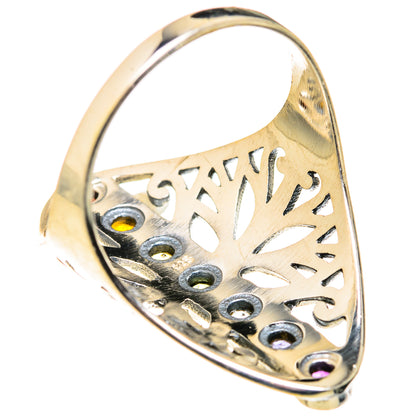 Multi-Stone Rainbow Chakra Rings handcrafted by Ana Silver Co - RING127268 - Photo 3
