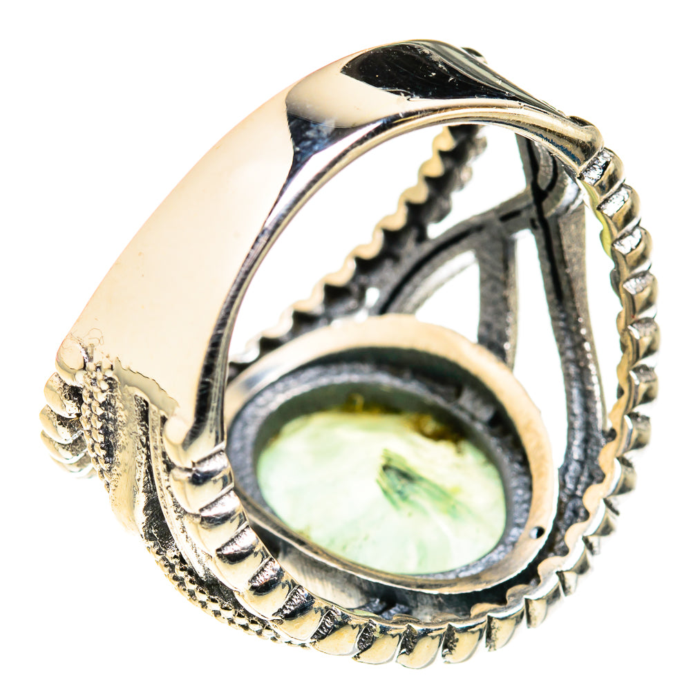 Prehnite Rings handcrafted by Ana Silver Co - RING127278 - Photo 3