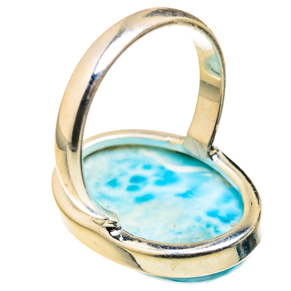 Larimar Rings handcrafted by Ana Silver Co - RING127291 - Photo 3