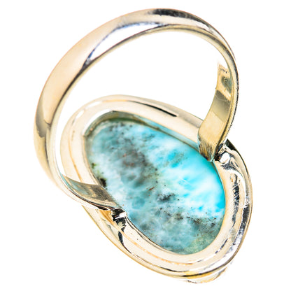 Larimar Rings handcrafted by Ana Silver Co - RING127309 - Photo 3