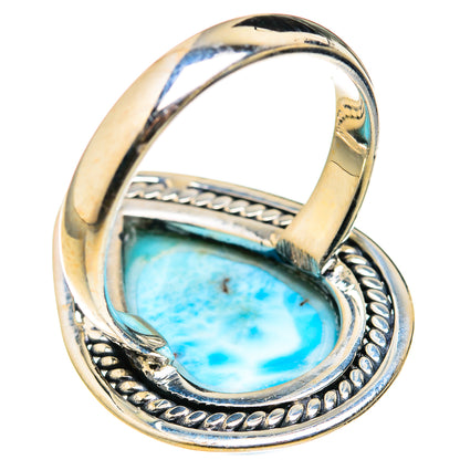 Larimar Rings handcrafted by Ana Silver Co - RING127310 - Photo 3