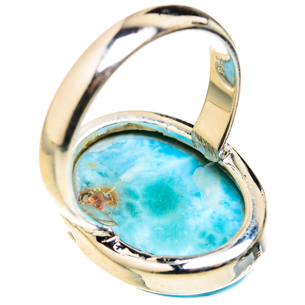 Larimar Rings handcrafted by Ana Silver Co - RING127313 - Photo 3