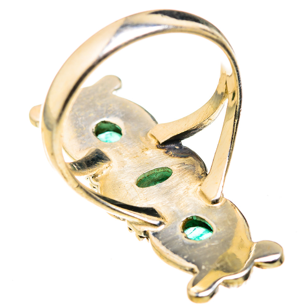 Zambian Emerald Rings handcrafted by Ana Silver Co - RING127316 - Photo 3
