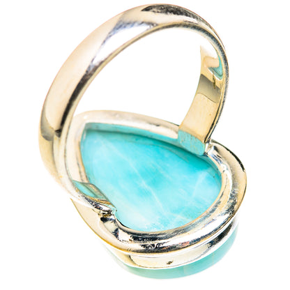 Larimar Rings handcrafted by Ana Silver Co - RING127361 - Photo 3
