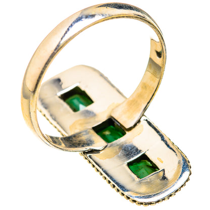 Zambian Emerald Rings handcrafted by Ana Silver Co - RING127367 - Photo 3