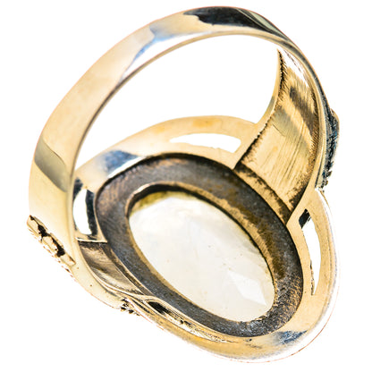 Rainbow Moonstone Rings handcrafted by Ana Silver Co - RING127369 - Photo 3