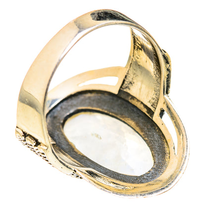 Rainbow Moonstone Rings handcrafted by Ana Silver Co - RING127381 - Photo 3