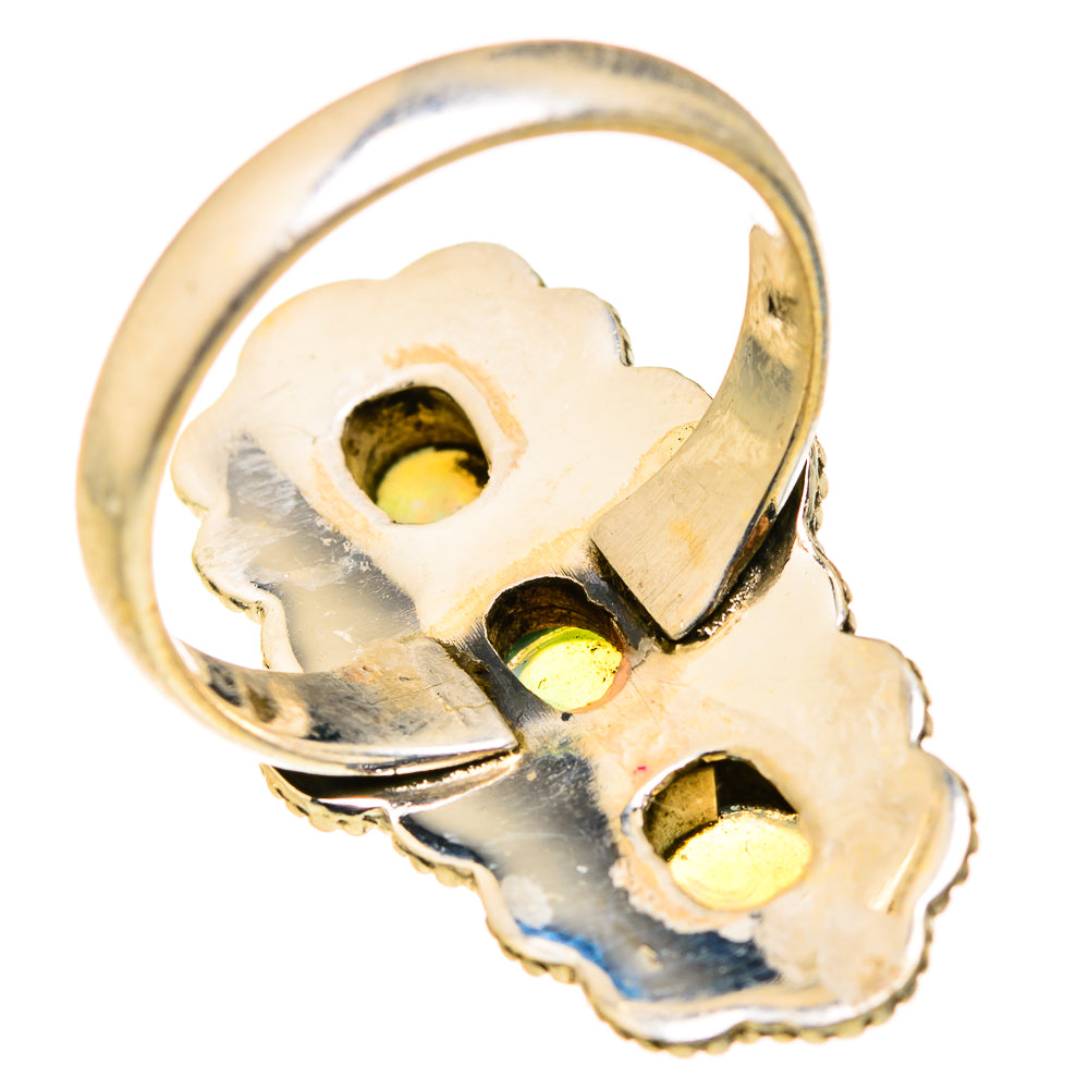 Ethiopian Opal Rings handcrafted by Ana Silver Co - RING127385 - Photo 3