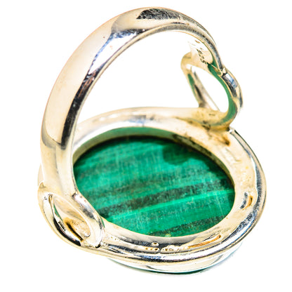 Malachite Rings handcrafted by Ana Silver Co - RING127393 - Photo 3
