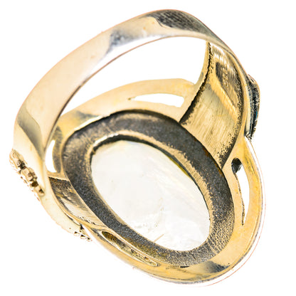 Rainbow Moonstone Rings handcrafted by Ana Silver Co - RING127394 - Photo 3