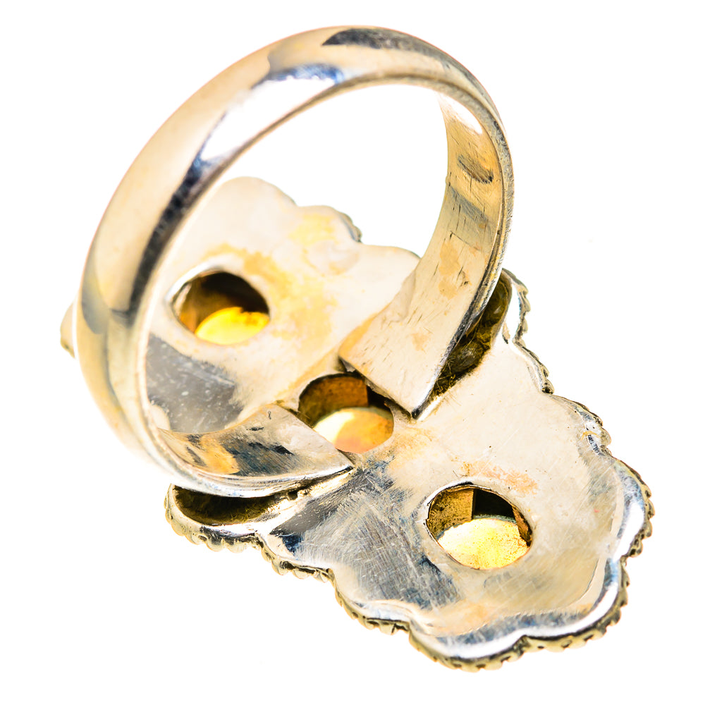 Ethiopian Opal Rings handcrafted by Ana Silver Co - RING127397 - Photo 3