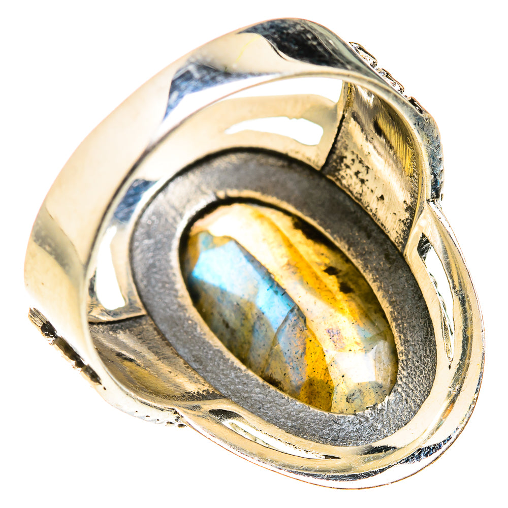 Labradorite Rings handcrafted by Ana Silver Co - RING127401 - Photo 3