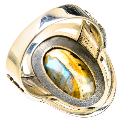 Labradorite Rings handcrafted by Ana Silver Co - RING127401 - Photo 3