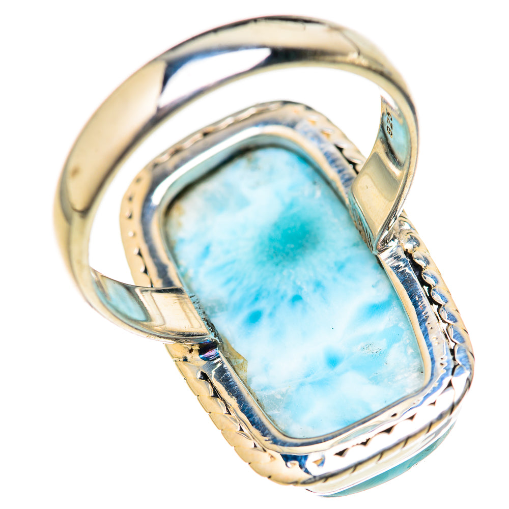 Larimar Rings handcrafted by Ana Silver Co - RING127608 - Photo 3